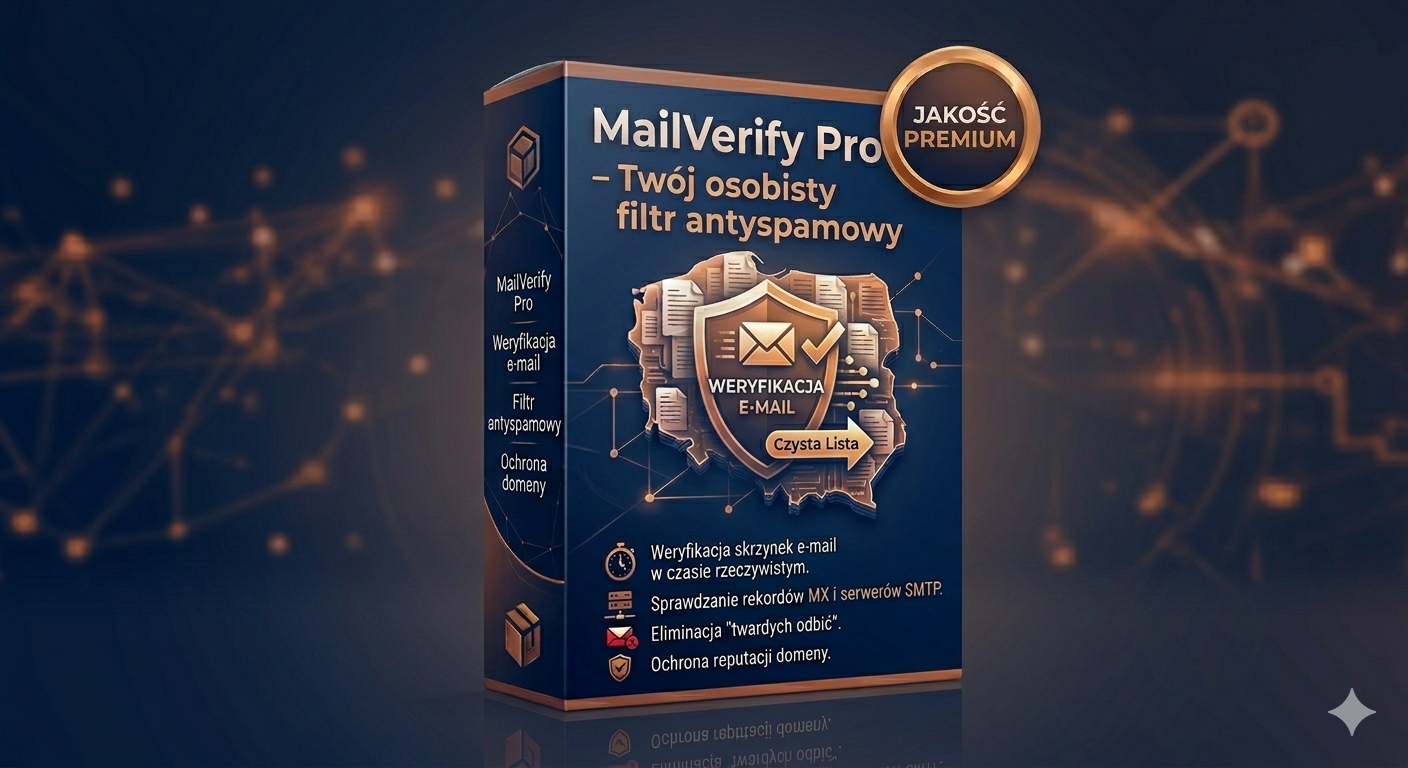 Profesjonalny program Mail Validator do weryfikacji i czyszczenia baz adresów e-mail B2B